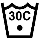 Машинне прання, 30°C Машинне прання, 30°C