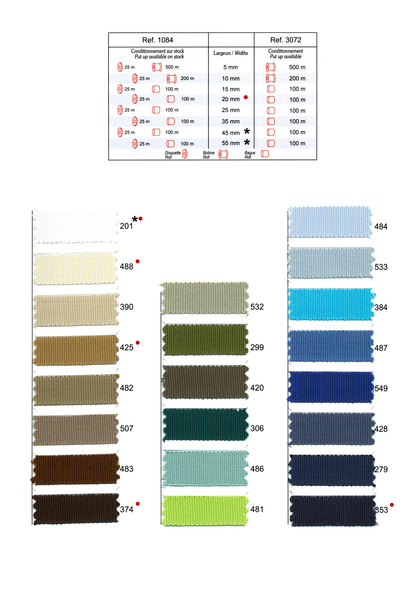 Лента репсовая Gros Grain "TRADITION"__1084 5