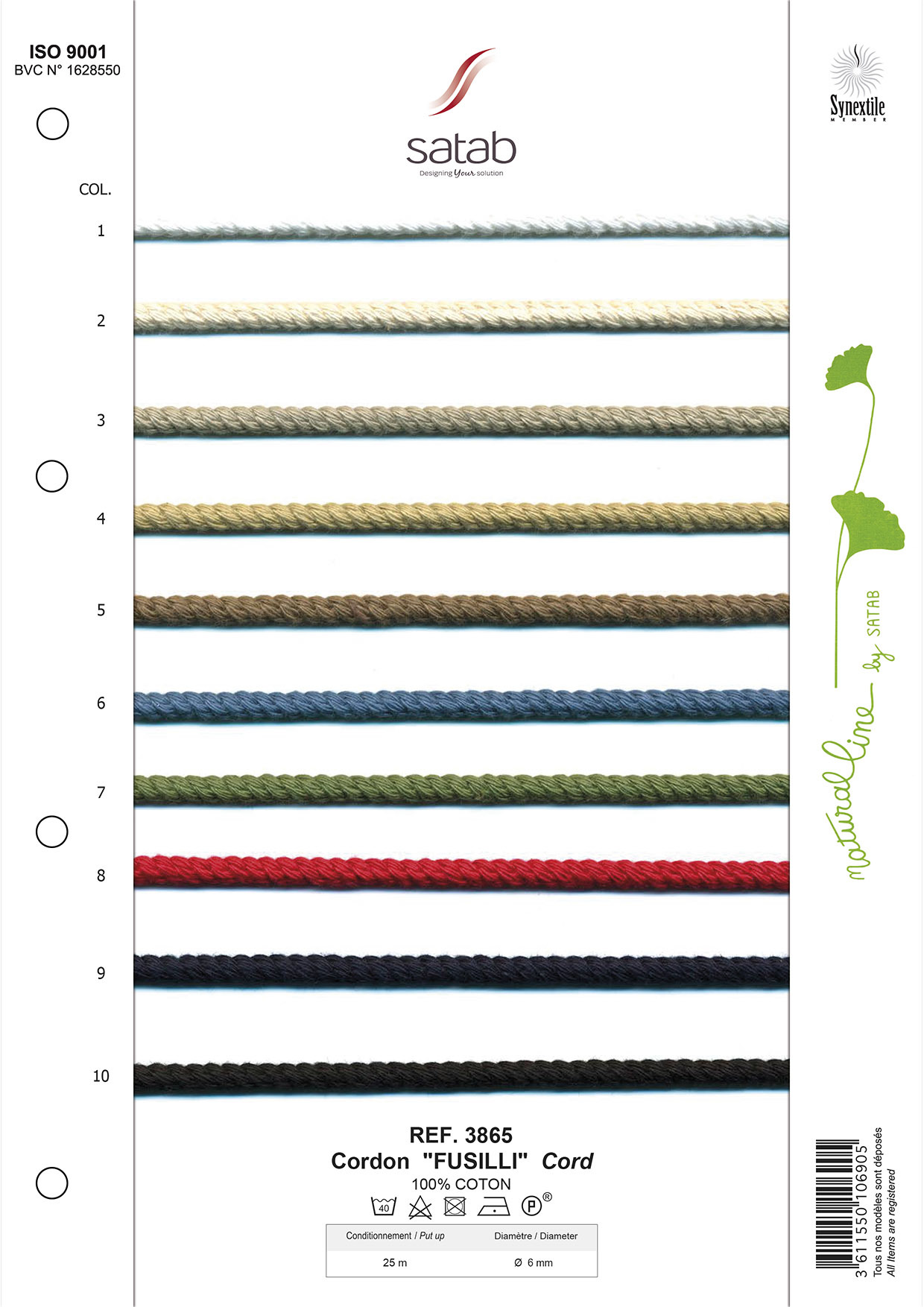 Шнур FUSILLI__3865 4